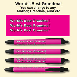 Das beste Oma der Welt! - Kann den Text ändern Kugelschreiber