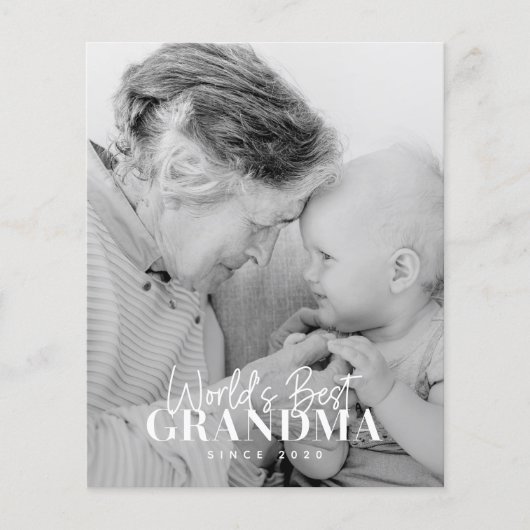 Das beste Oma der Welt seit 20XX Einfaches Chic-Fo (Vorderseite)