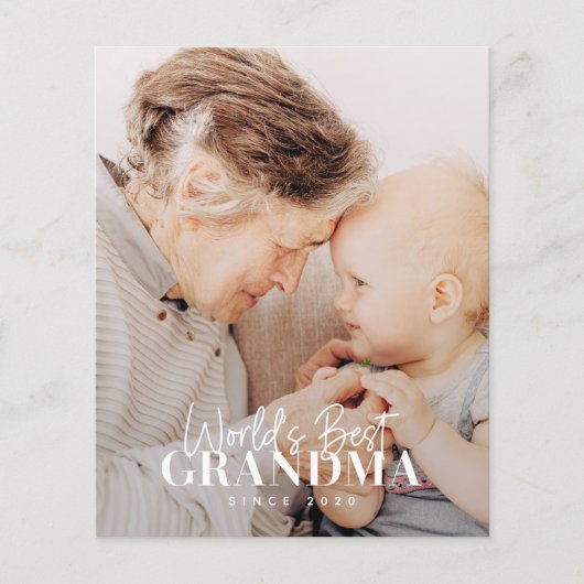 Das beste Oma der Welt seit 20XX Einfaches Chic-Fo (Vorderseite)