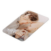 Das beste Oma der Welt seit 20XX Einfaches Chic-Fo Magnet (Linke Seite)