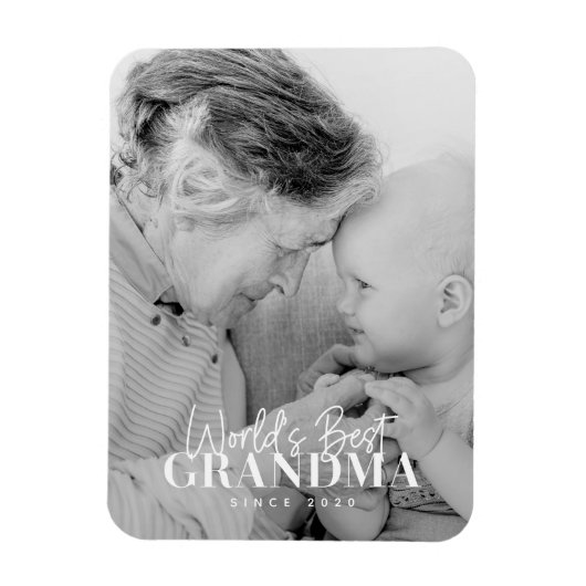 Das beste Oma der Welt seit 20XX Einfaches Chic-Fo Magnet (Vertikal)