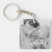 Das beste Oma der Welt seit 20XX Einfaches Chic-Fo Schlüsselanhänger (Vorderseite)