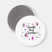 Das beste Oma des Mitteljahrhunderts Magnet (Vorderseite/Rückseite)