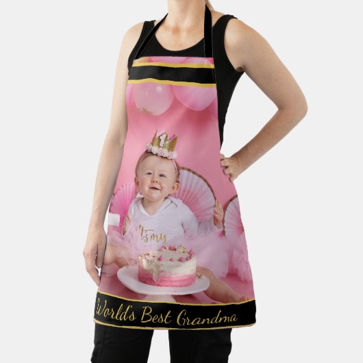 Das beste Oma-Foto der Welt Schürze (InSitu)