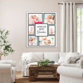 Das beste Oma-Großkind der Welt 6 FotoCollage Leinwanddruck