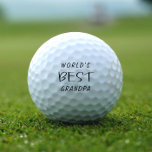 Das beste Opa der Welt Golfball<br><div class="desc">Ein einzigartiges Geschenk für den weltbesten Golfliebhaber Opa! "World's Best Opa" ist in der modernen schwarzen Typografie geschrieben.</div>