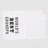 Das beste Opa der Welt Golfhandtuch (Horizontal)