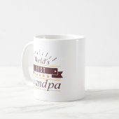 Das beste Opa der Welt Kaffeetasse (Vorderseite Links)