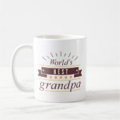 Das beste Opa der Welt Kaffeetasse (Links)