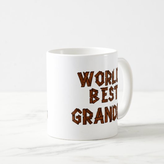Das beste Opa der Welt Kaffeetasse (VorderseiteRechts)