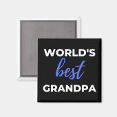 Das beste Opa der Welt Magnet (Vorderseite/Rückseite)