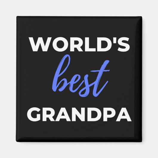 Das beste Opa der Welt Magnet (Vorne)