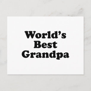 Das beste Opa der Welt Postkarte