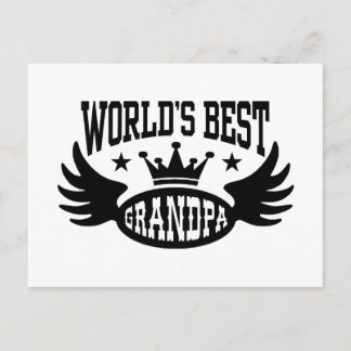 Das beste Opa der Welt Postkarte