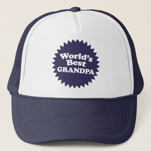 Das beste Opa der Welt Truckerkappe (Vorderseite)
