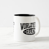 Das beste Opa der Welt Zweifarbige Tasse (VorderseiteRechts)