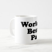 Das beste PA der Welt Kaffeetasse (Vorderseite Links)