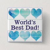 Das beste Papa-Button der Welt Button (Vorderseite)