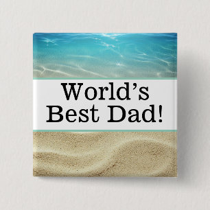 Das beste Papa-Button der Welt Button