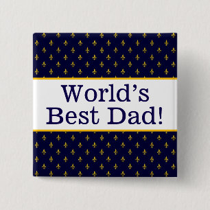 Das beste Papa-Button der Welt Button
