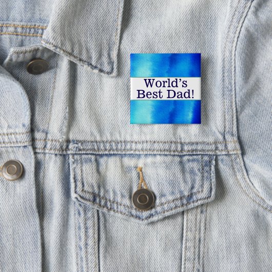Das beste Papa-Button der Welt Button (Beispiel)
