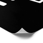 Das beste Papa der Welt | Father Gift Poster (Ecke)