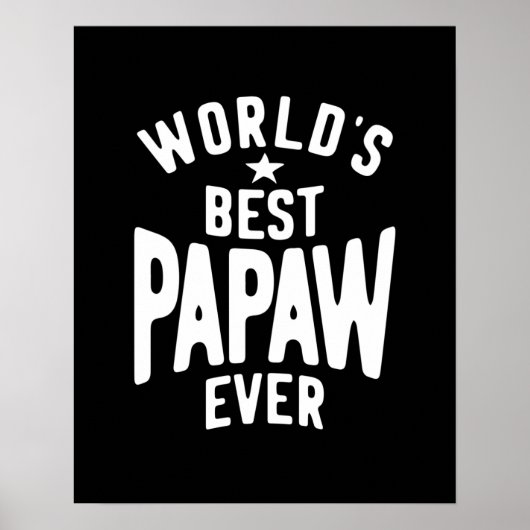 Das beste Papa der Welt | Father Gift Poster (Vorne)