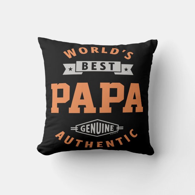 Das beste Papa der Welt Kissen (Vorderseite)