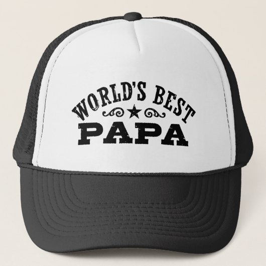 Das beste Papa der Welt Truckerkappe (Vorderseite)