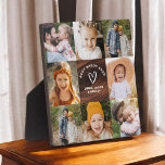 Das beste Papa-Foto je Vatertag Fotoplatte<br><div class="desc">Die Foto Collage Plaque zum Besten Papa je Vater ist ein bedeutendes und personalisiertes Geschenk, das dem Vater zeigt, wie sehr er geliebt ist. Diese Tafel enthält eine benutzerdefinierte Collage mit Fotos, in der Sie wertvolle Erinnerungen aus der Familie hochladen können, um einen berührenden Sake zu erstellen. Das stilvolle Design...</div>