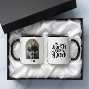 Das beste Papa-Fotogeschenk zum Vatertag Tasse