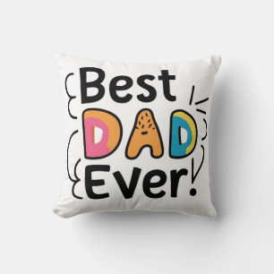 Das beste Papa-Geschenk. Vatertag Kissen