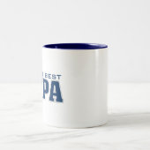 Das beste Papa-Zwei-Tone der Welt Zweifarbige Tasse (Mittel)