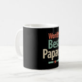 Das beste Papaw der Welt | Father Gift Kaffeetasse (Vorderseite Links)