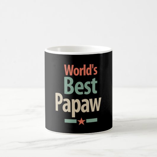 Das beste Papaw der Welt | Father Gift Kaffeetasse (Mittel)