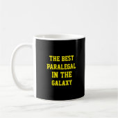 Das beste Paralegal auf der Galaxie Kaffeetasse (Links)
