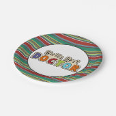 Das beste Party der Welt Pappteller (Schrägansicht)