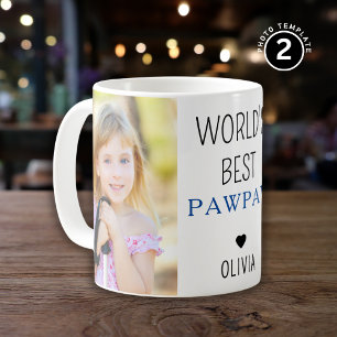 Das beste Pawpaw-Grandchild Name 2-Foto der Welt Kaffeetasse