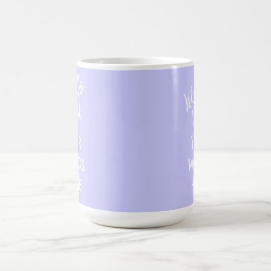 Das beste Periwinkle der personalisierten Welt Kaffeetasse (Mittel)