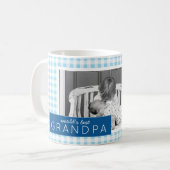 Das beste Personalisierte Foto der Welt für Opa Gi Kaffeetasse (Vorderseite Links)