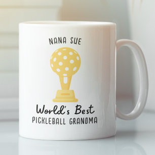 Das Beste Pickleball-Grandma-Geschenk der lustigen Kaffeetasse