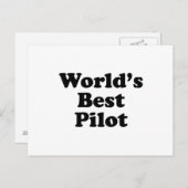 Das beste Pilotprogramm der Welt Postkarte (Vorne/Hinten)
