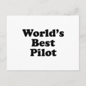 Das beste Pilotprogramm der Welt Postkarte (Vorderseite)