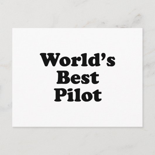 Das beste Pilotprogramm der Welt Postkarte (Vorderseite)