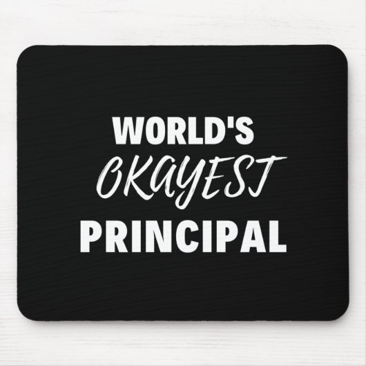 Das beste Prinzip der Welt Mousepad (Vorne)
