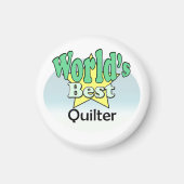 Das beste Quilter der Welt Magnet (Vorne)