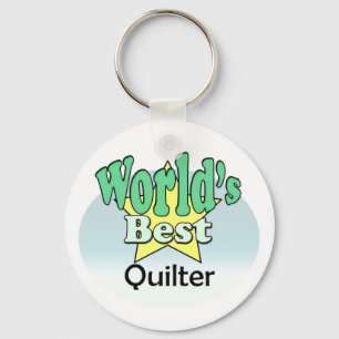 Das beste Quilter der Welt Schlüsselanhänger