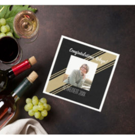 Das Beste! Retiree Custom Foto Party Napkins Serviette