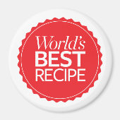 Das beste Rezept der Welt Magnet (Vorne)