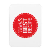 Das beste Rezept der Welt Magnet (Vertikal)